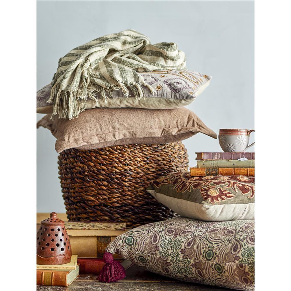 Bloomingville Tasse Hocker, Braun, Abaca, L38xH40,5xW45 cm