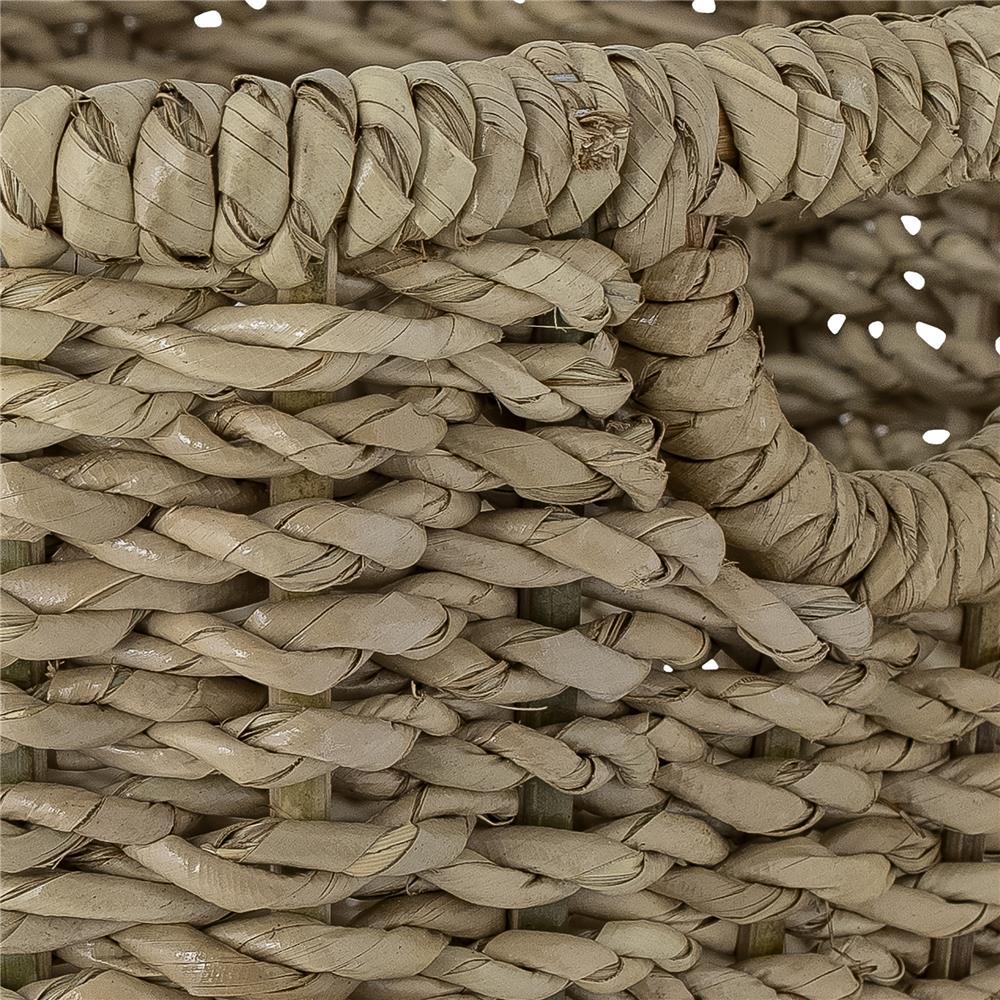 Bloomingville Tennie Korb, Braun, Palmblatt L25,5xH28xW25,5 cm