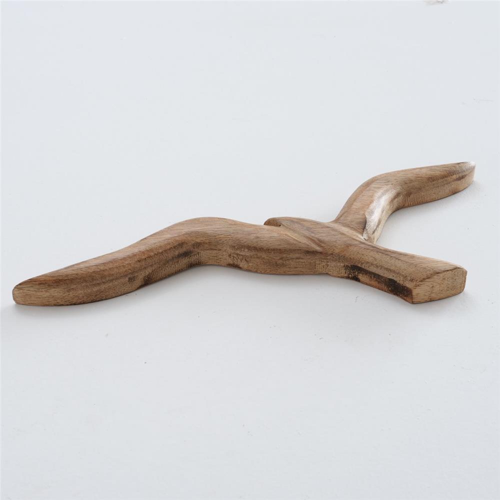 BOLTZE Wandobjekt Möwe Seagull 2er Set Wanddeko Vögel aus Holz Maritimes Skandinavisches Design