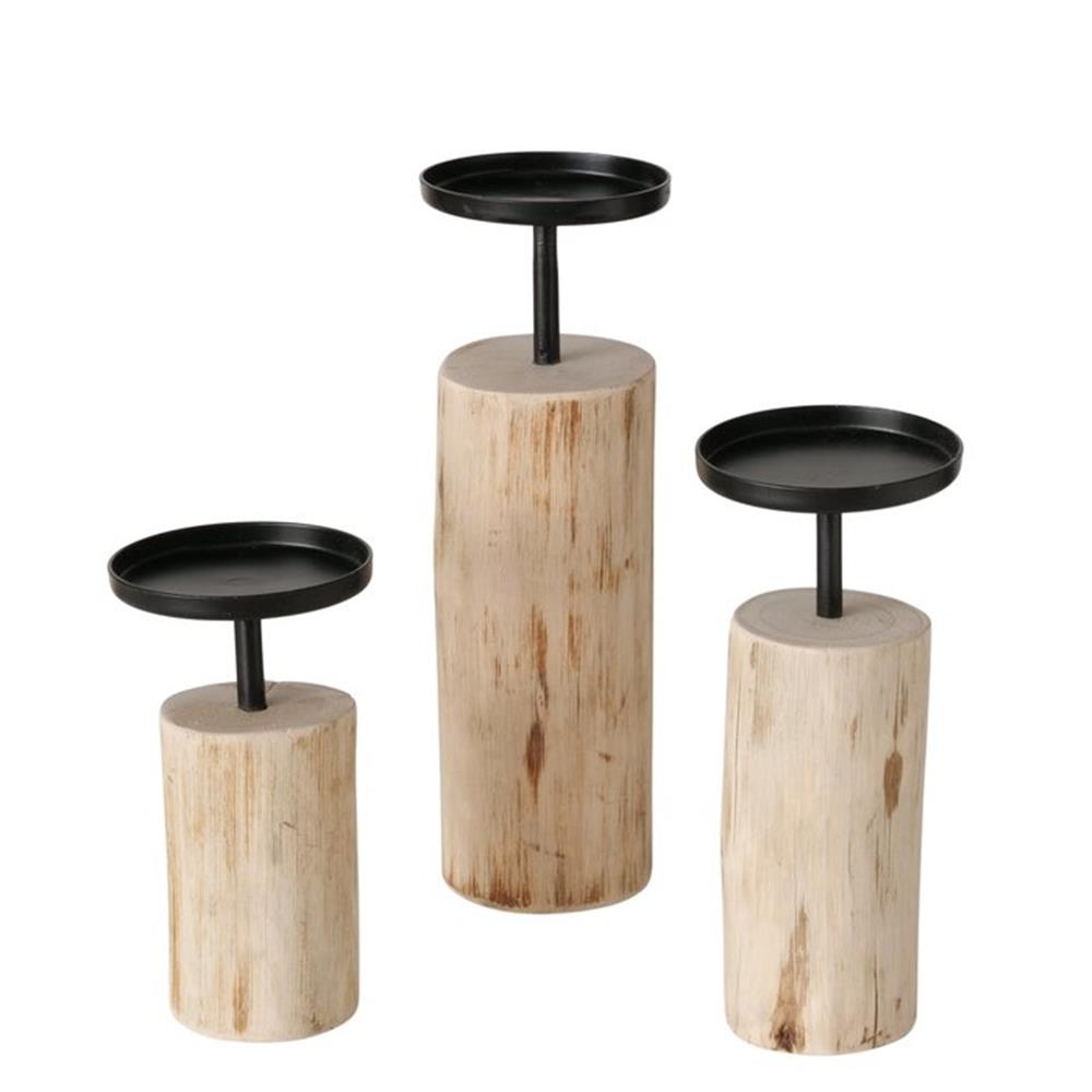 BOLTZE Kerzenleuchter Tempe, 3er Set