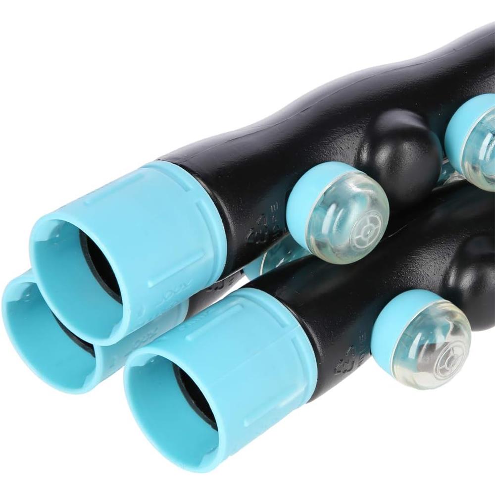 Hula Hoop Reifen 98 cm mit Massagenoppen und Magneten Schwarz/Blau | HMS HHP006