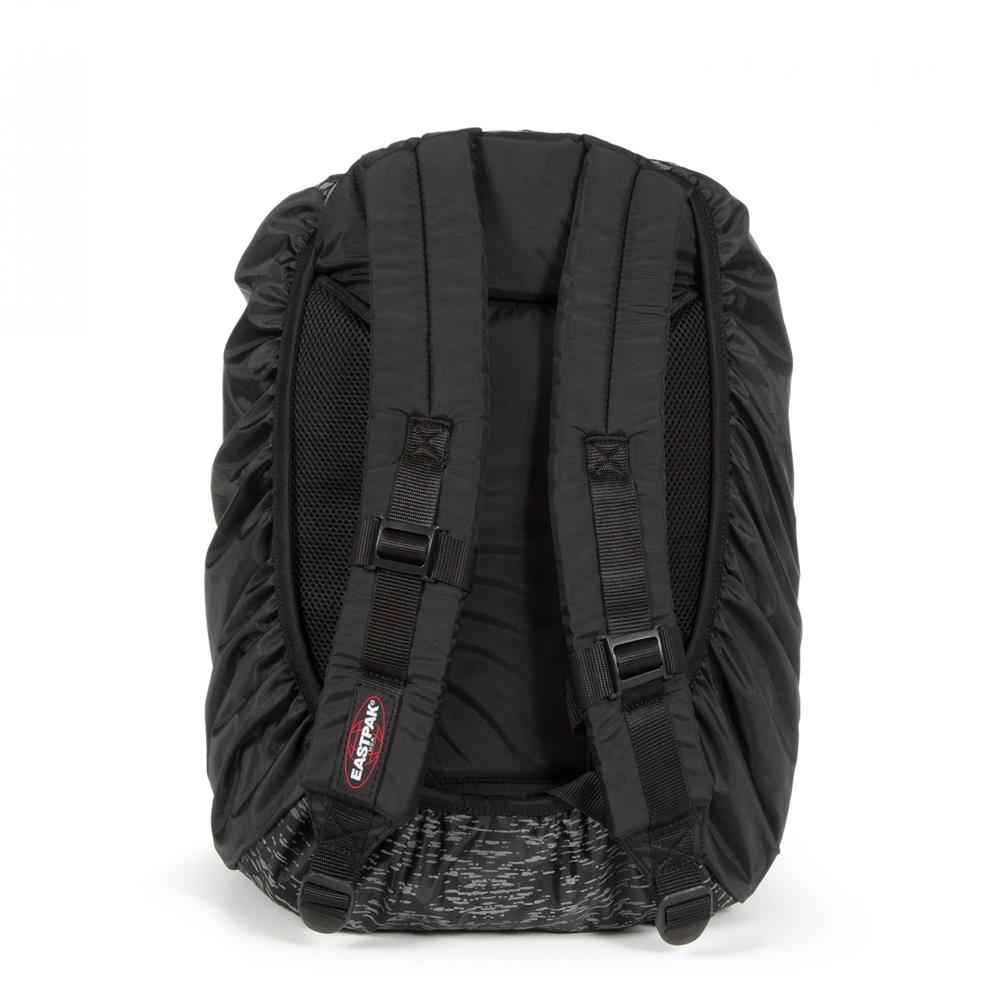 Eastpak CORY, Regenschutz, Drops (schwarz), Regenhülle für Rucksack, Universalgröße