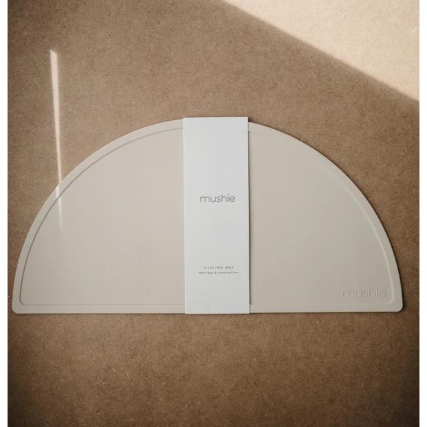 Mushie Silikon-Platzdeckchen, Shifting Sand, Tischset, BPA-frei