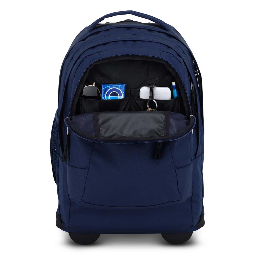 JanSport Driver 8, Rollrucksack, Navy (blau), 27L, mit 15-Zoll-Laptopfach