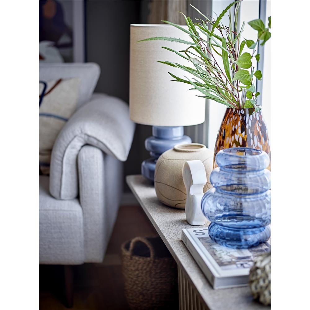 Bloomingville Daraz Vase in Braun 32cm aus Glas