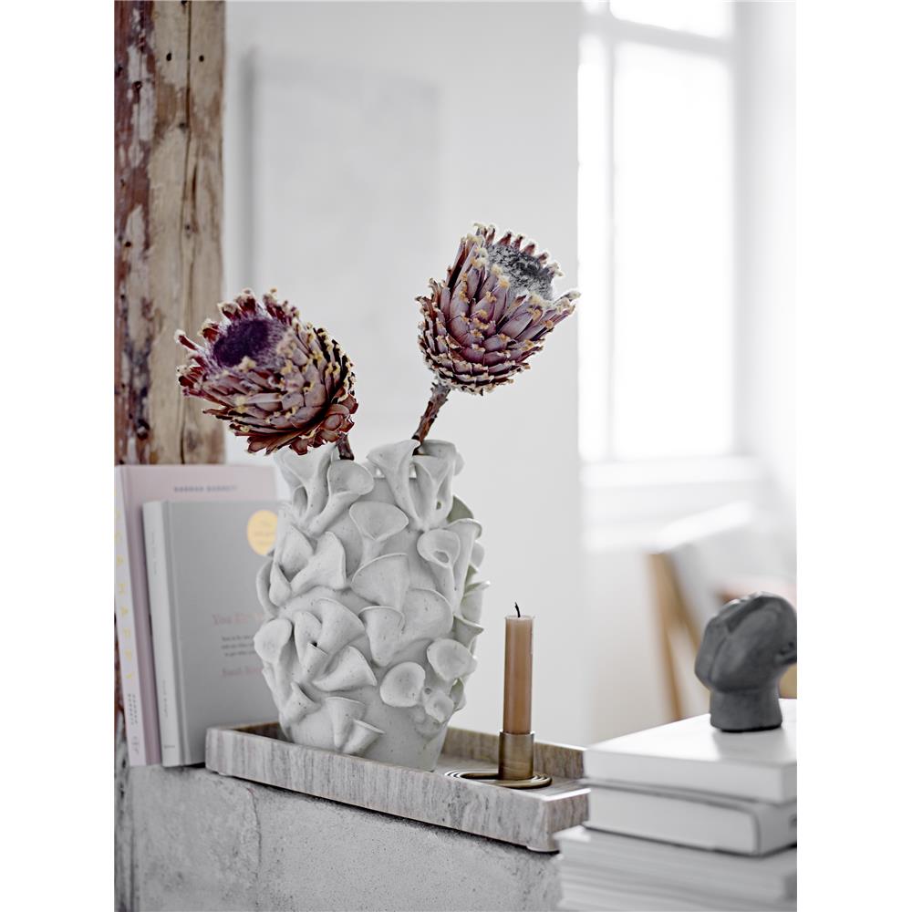 Bloomingville Vesla Dekoration Kopf Schwarz Deko-Gesicht aus Terrakotta dänisches Design