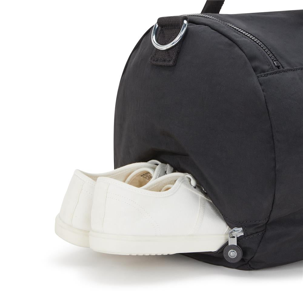 Kipling ARGUS S Kleine Reisetasche, mit Schuhfach, Seesack, in Black Noir (schwarz)