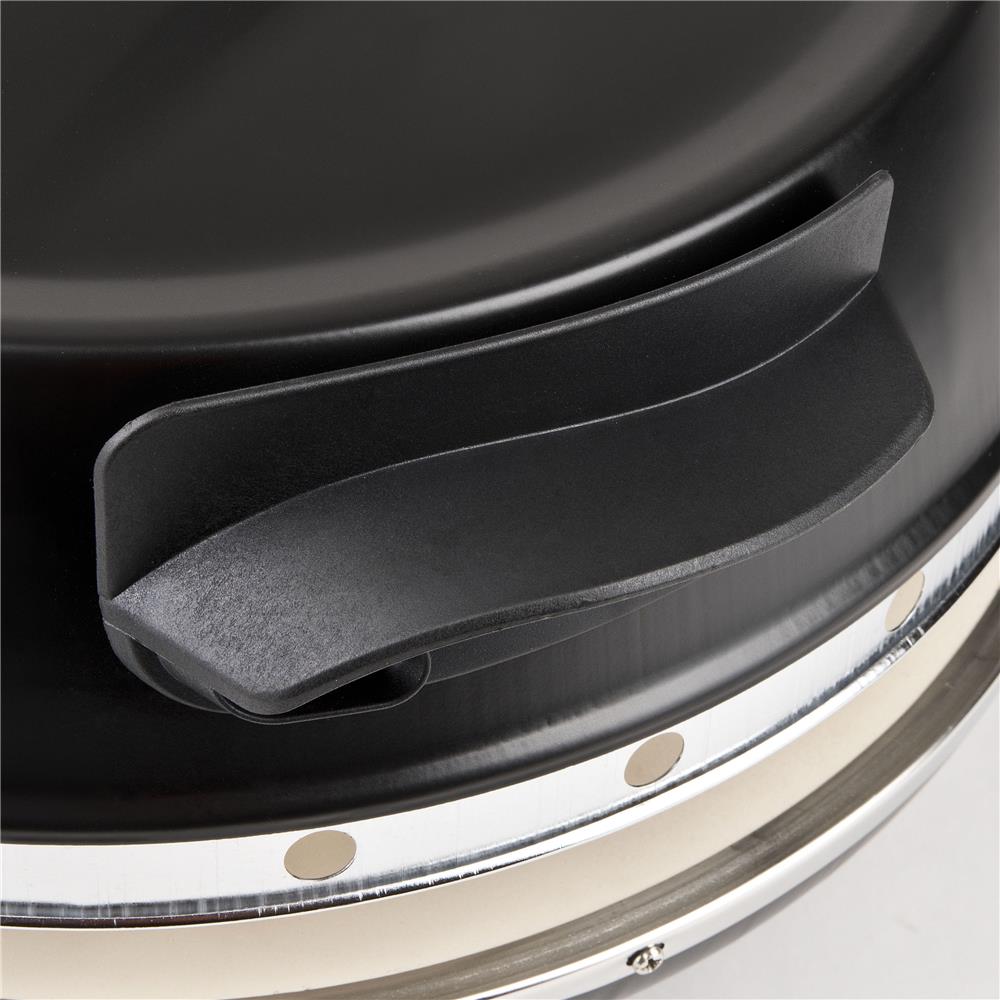 G3Ferrari elektrischer Pizzaofen Napoletana schwarz inkl. 2-ten Stein zum Überbacken im Deckel bis 400 °C