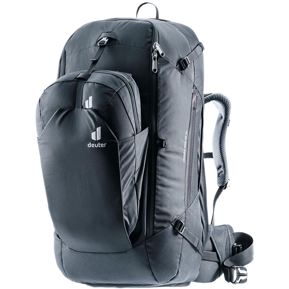 deuter Access Pro 60 SL, Reiserucksack, black (schwarz), 60L, für kürzere Rücken