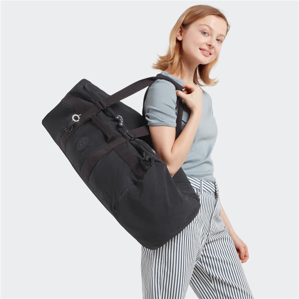 Kipling JONIS M Mittelgroßer umwandelbarer Weekender-Rucksack, in Black Noir (schwarz)