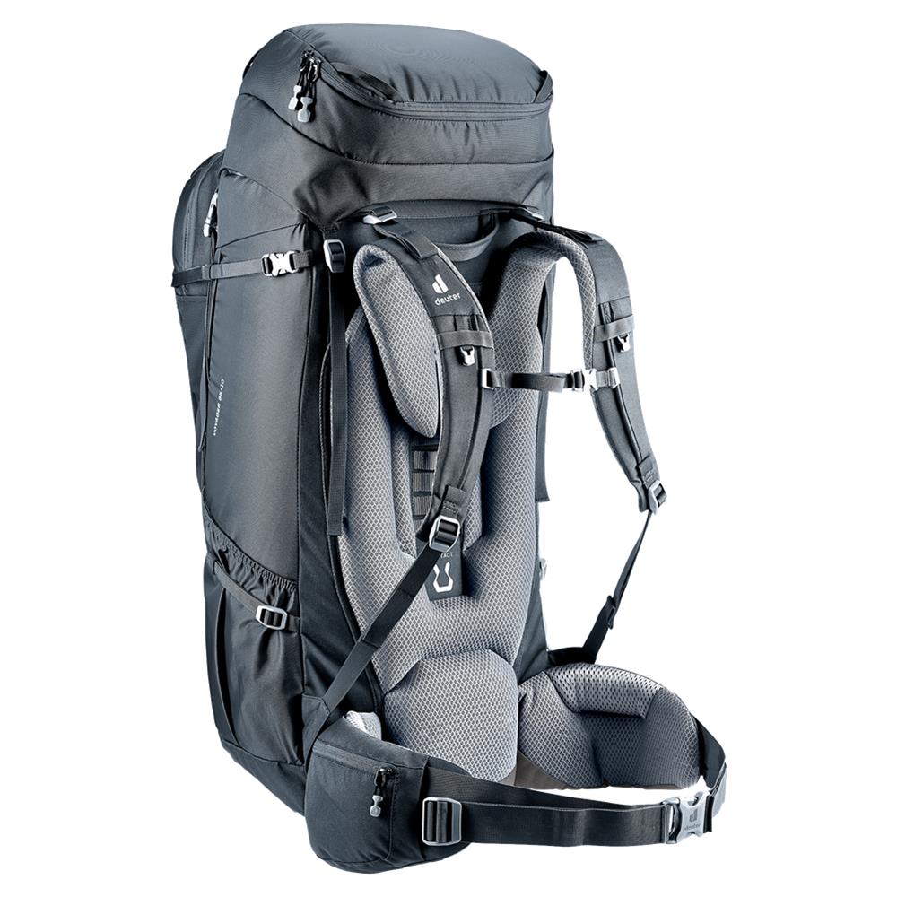 deuter Voyager 65+10, Reiserucksack, black (schwarz)