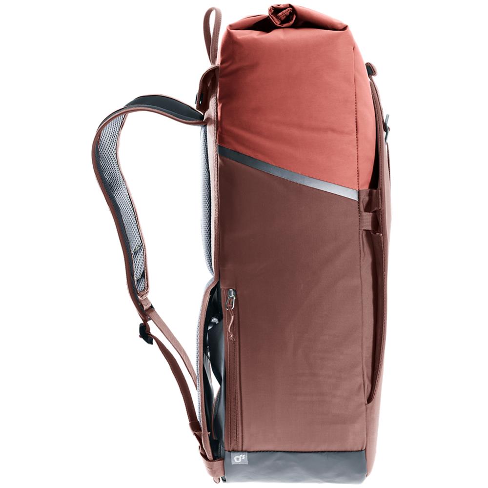 deuter Xberg 25, Fahrradrucksack, raisin-caspia (braun), 25L, Fahrradtasche