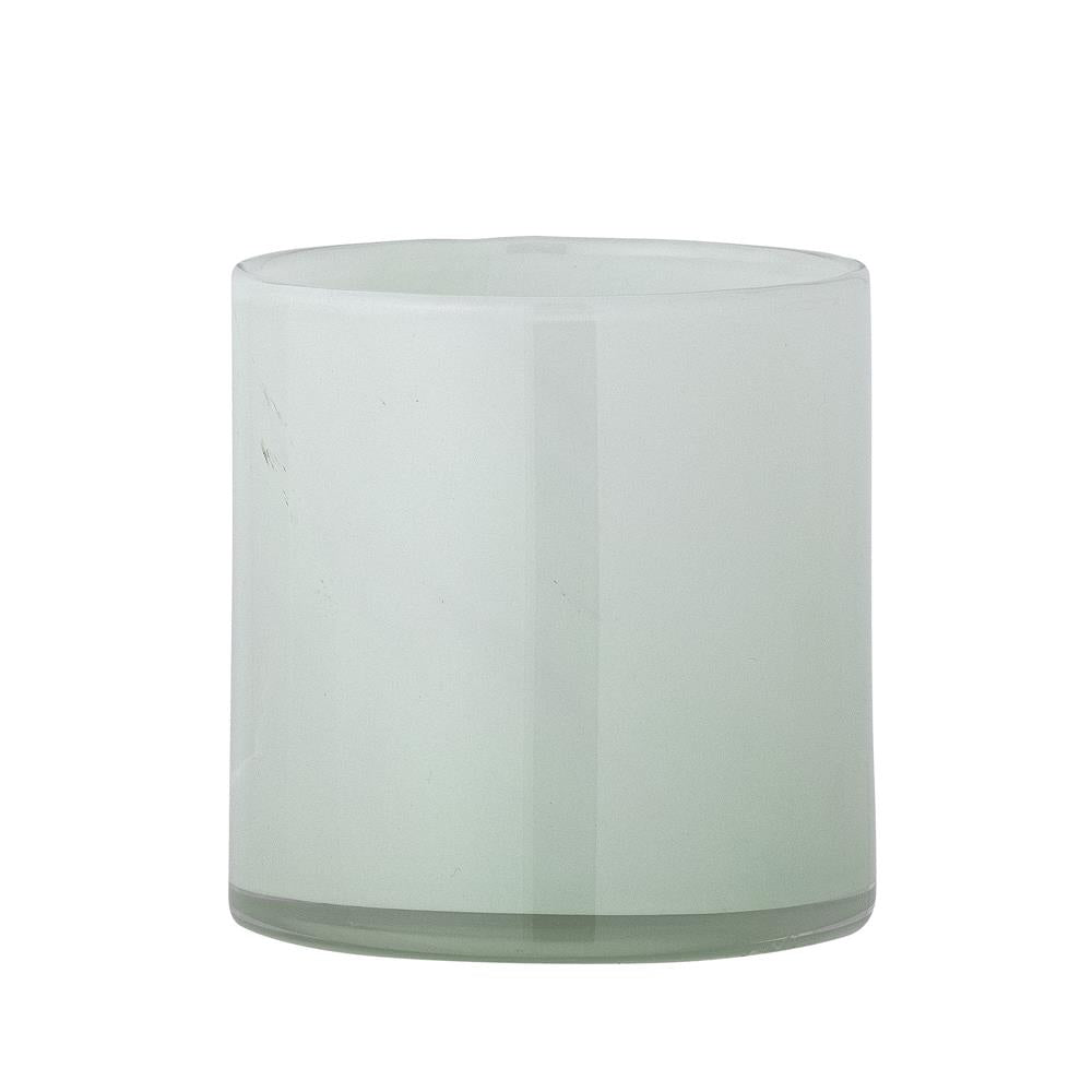 Bloomingville Sakkara Teelichthalter in Grün, 8cm, aus Glas