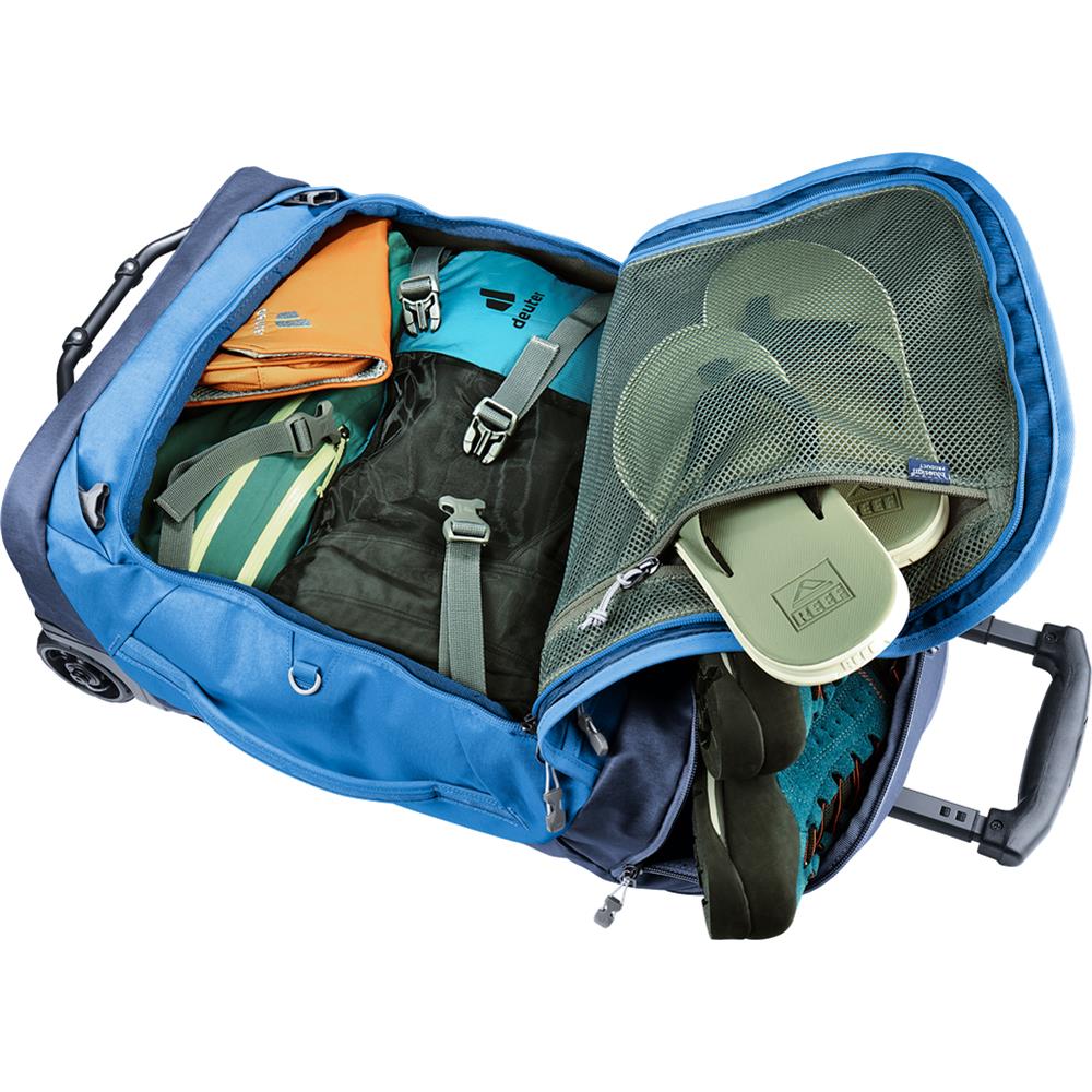 deuter Duffel Pro Movo 36, Reisetrolley, neptune-nightblue (blau), auch als Rucksack tragbar