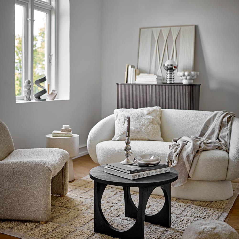Bloomingville Canelli Kissen Natur 50x50 cm – Baumwolle, getuftet & gemütlich