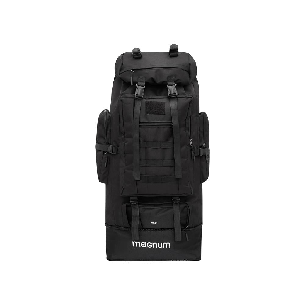 NILS CAMP taktischer Trekkingrucksack Magnum 100L in Schwarz - großer Outdoor Rucksack