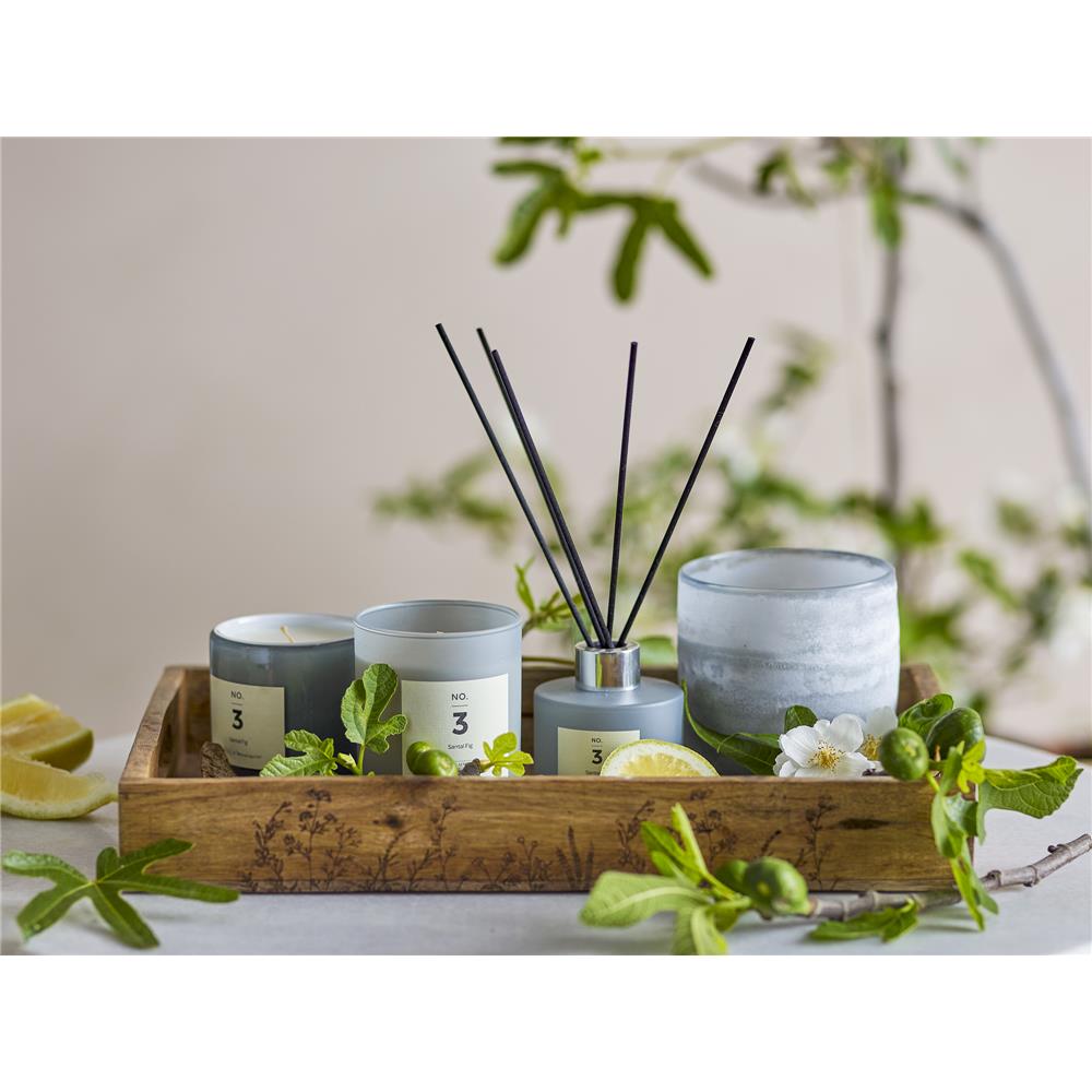 Bloomingville NO. 3 - Santal Fig Duftstäbchen, Blau, Duftflüssigkeit, Bergamotte, Zitrone