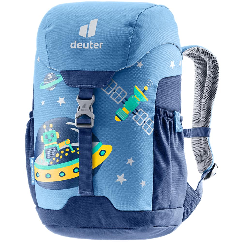 deuter Schmusebär, Kinderrucksack, Weltall (blau), Kindergartenrucksack