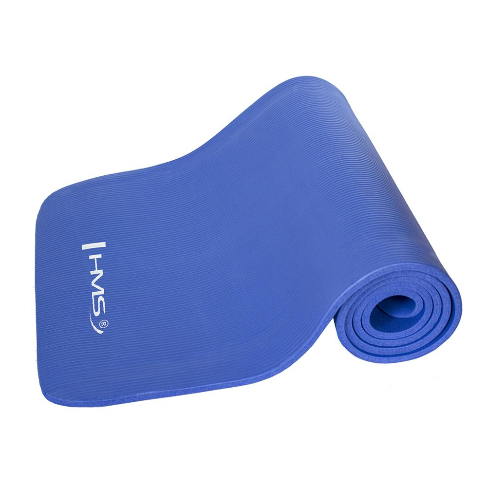 Yogamatte 183 x 61 x 1 cm Fitnessmatte Blau Gymnastikmatte rutschfest | HMS YM03