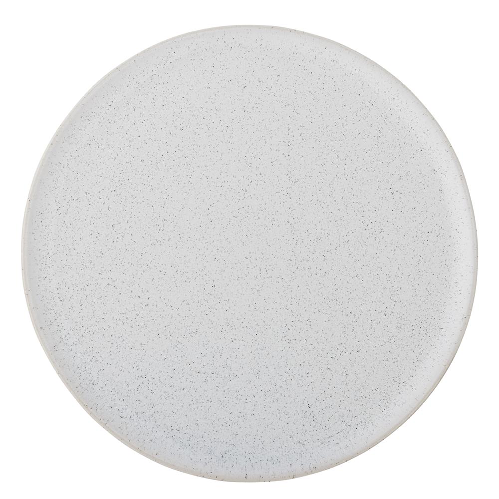 Bloomingville Addison Teller Weiß Steingut 26,5 cm skandinavisch