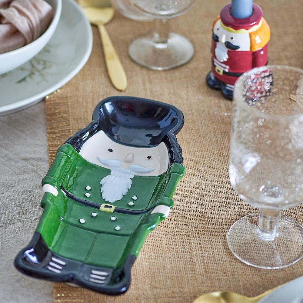 Bloomingville Feast Servierplatte – Servierteller in Form eines Nussknackers, Weihnachten, dänisches Design
