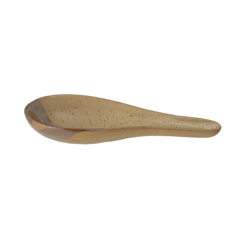 Bloomingville Masami Löffel, Natur, Steinzeug L7xH1,5xW3 cm
