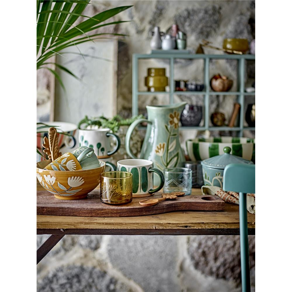 Bloomingville Tangier Krug in Grün, 2145ml, aus Steingut