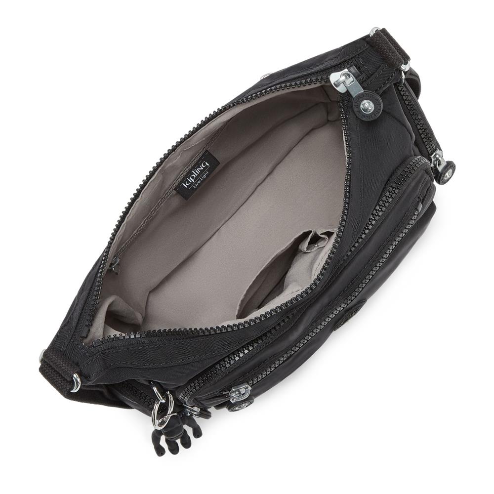Kipling GABBIE S Umhängetasche Black Noir 7 Liter Handyfach