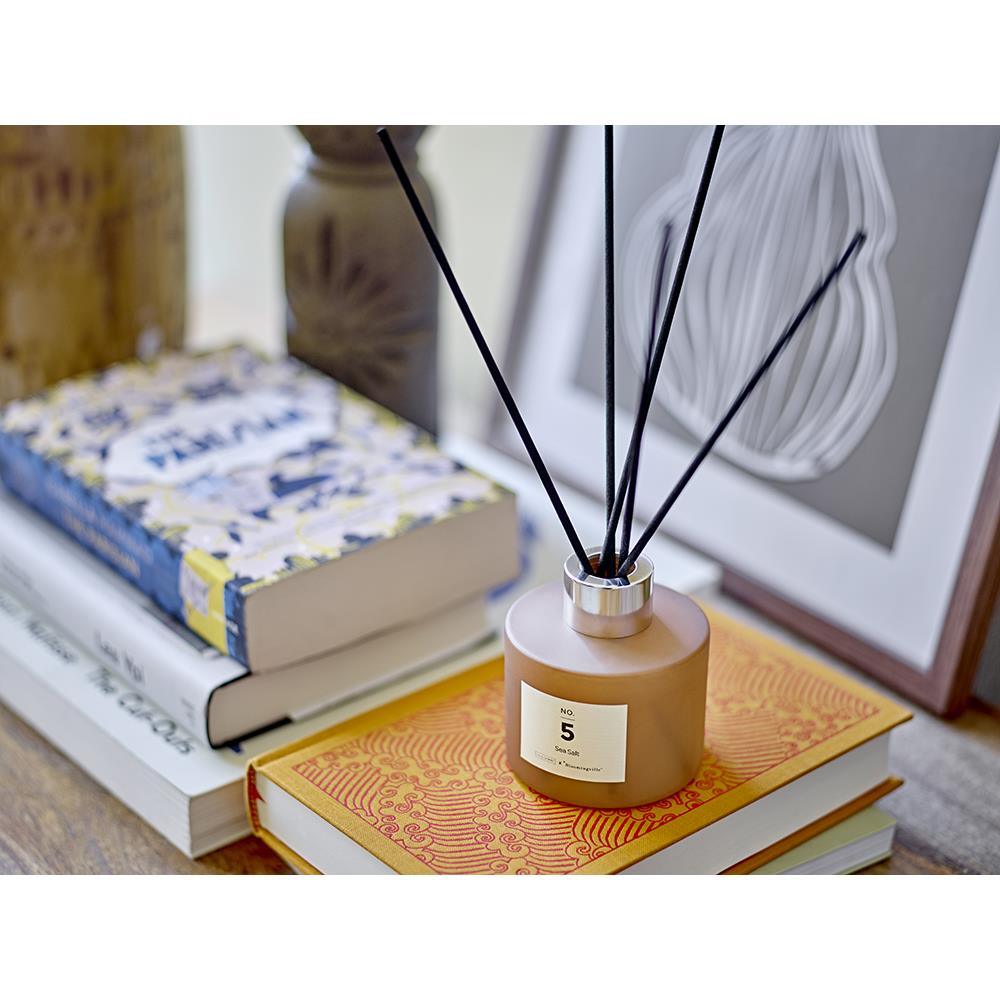 Bloomingville NO. 5 - Sea Salt Duftstäbchen, Braun, Duftflüssigkeit, Meersalz, Jasmin, Marine