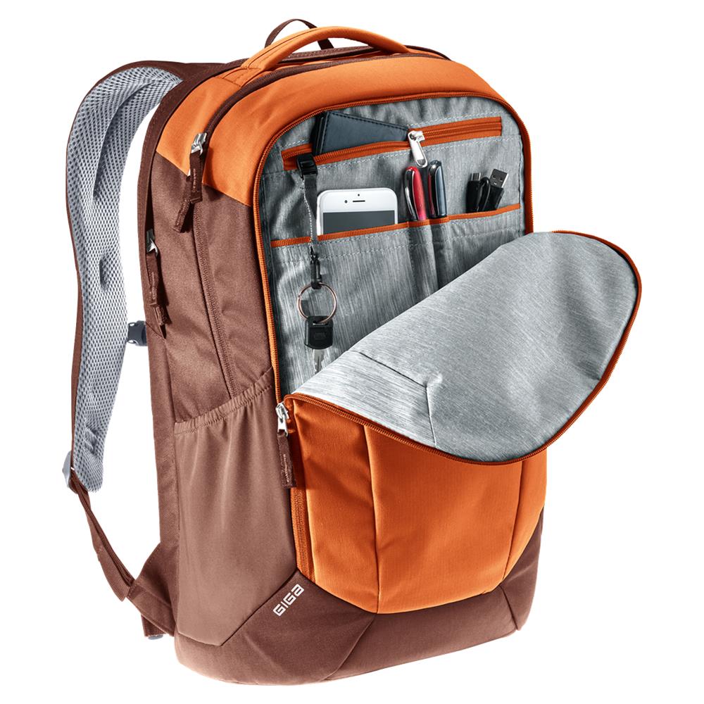 deuter Giga, Rucksack, chestnut-umbra (orange), 28L, mit Flaschenhalter und Laptopfach