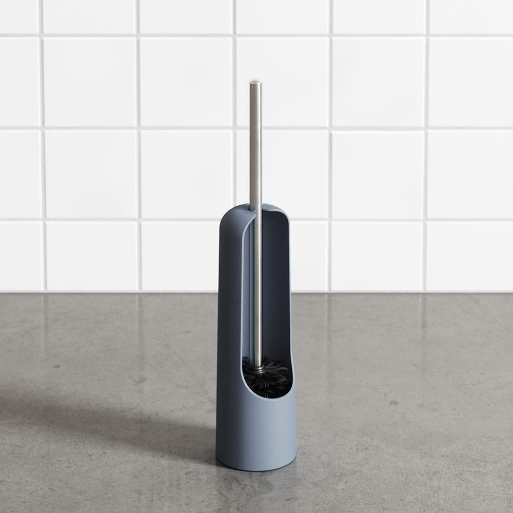 Umbra Touch Toilettenbürstenhalter, WC-Garnitur, WC-Bürste mit Halter, in Schieferblau