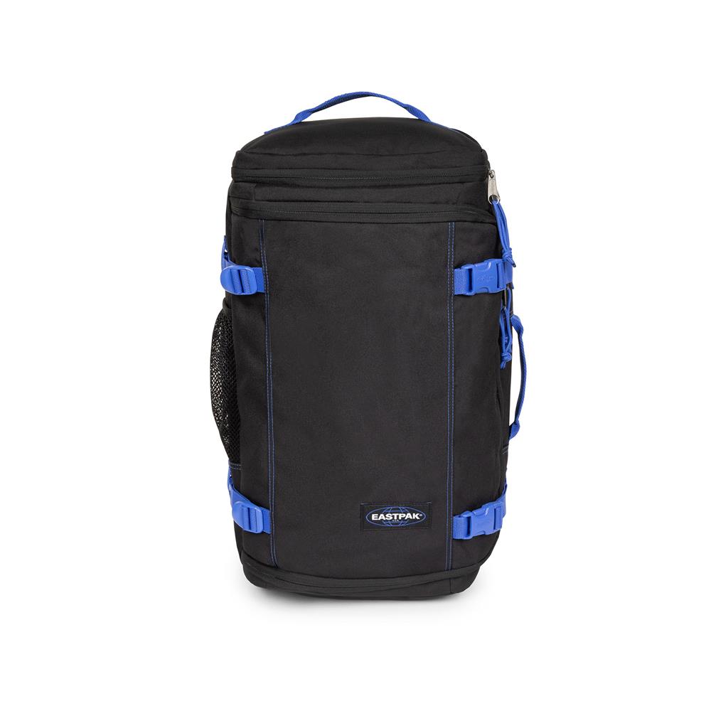 Eastpak CARRY PACK, Reiserucksack, Kontrast Black Blue (blau), 30L, Reisetasche mit Flaschenhalter und Laptopfach