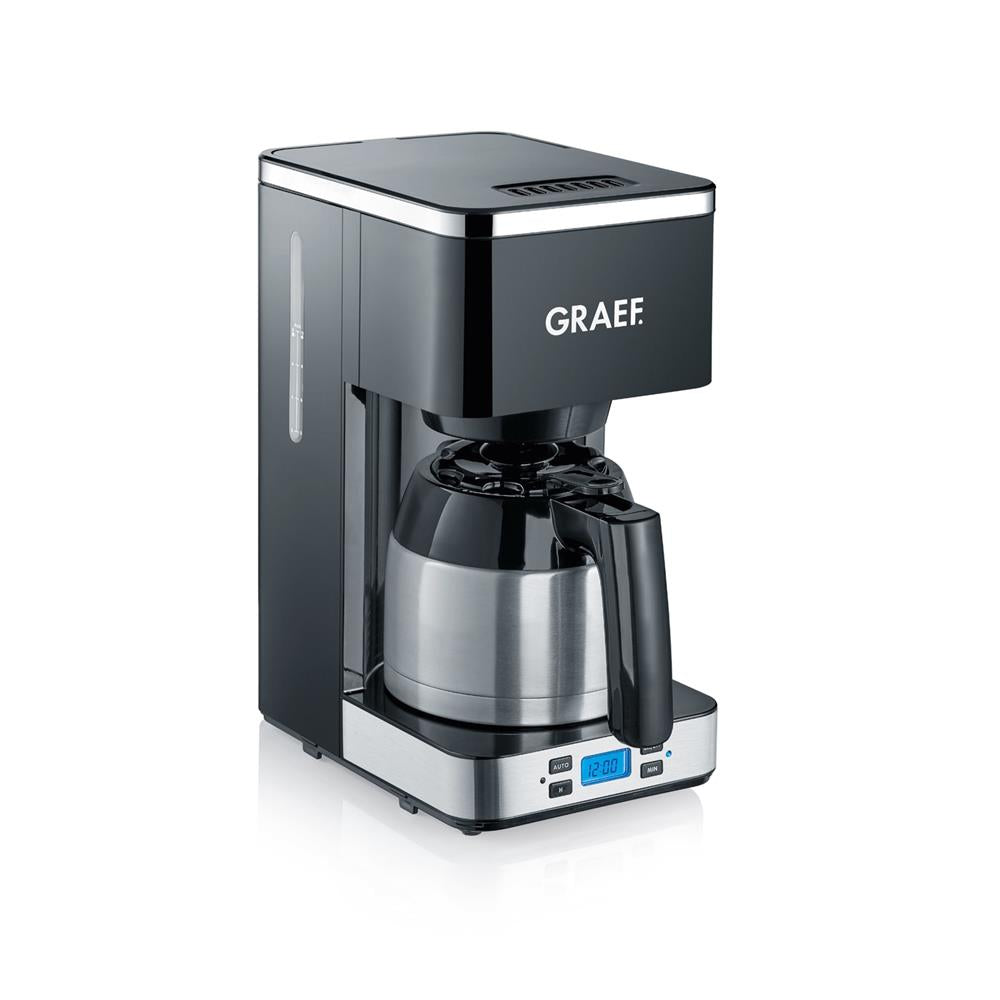 GRAEF FK512EU Filterkaffeemaschine 900W schwarz Kaffeekanne LCD mit Timer | B-Ware