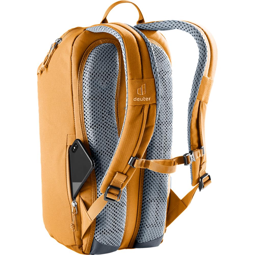 deuter Stepout, Rucksack, amber-maple (orange), 16L, mit Flaschenhalter und Tabletfach
