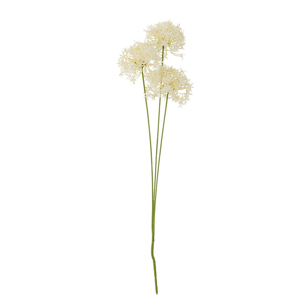Bloomingville Allium Kunstblume Stiel Weiß 18x64cm