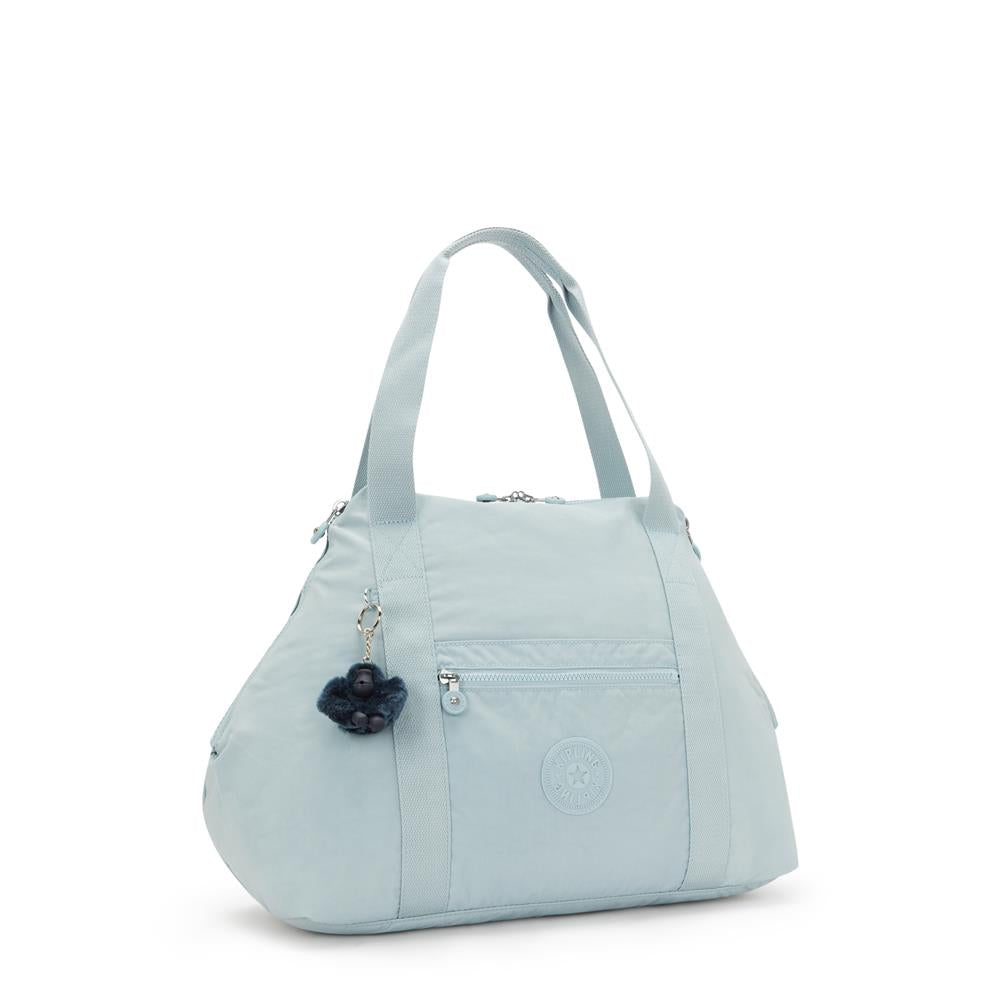 Kipling ART M, multifunktionale Tragetasche, Breezy Blue (blau), Reisetasche mit Trolleyhalterung