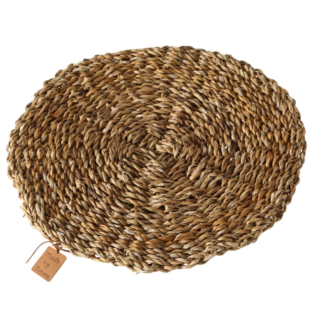 BOLTZE Platzset Sophy aus Seegras 40 cm Tischset im Boho-Stil Skandinavisches Design