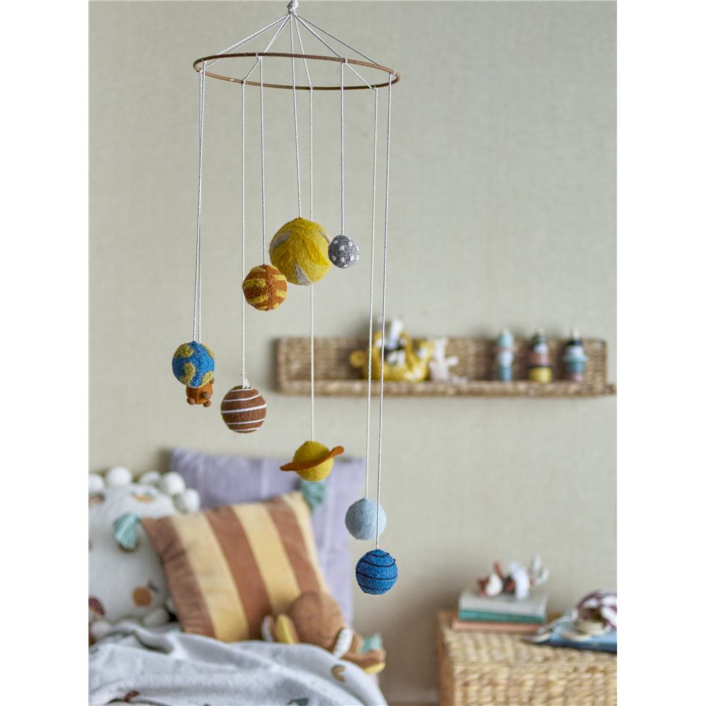Bloomingville MINI Space Mobile, Weltraum, Planeten, Kinderzimmer, Dekoration, dänisches Design