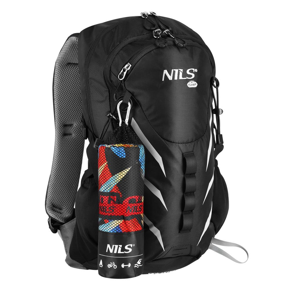 NILS Mikrofaserhandtuch 160x80 cm Ara Papagei - schnelltrocknendes Handtuch für Camping, Strand & Sport