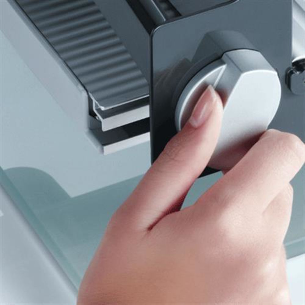 GRAEF Master M20EU Allesschneider Silber 170 W Edelstahl Glasbodenplatte