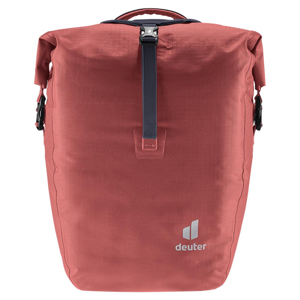 deuter Weybridge, Fahrradtasche, redwood (rot), 20L+5L, mit Bagfix-Halterung