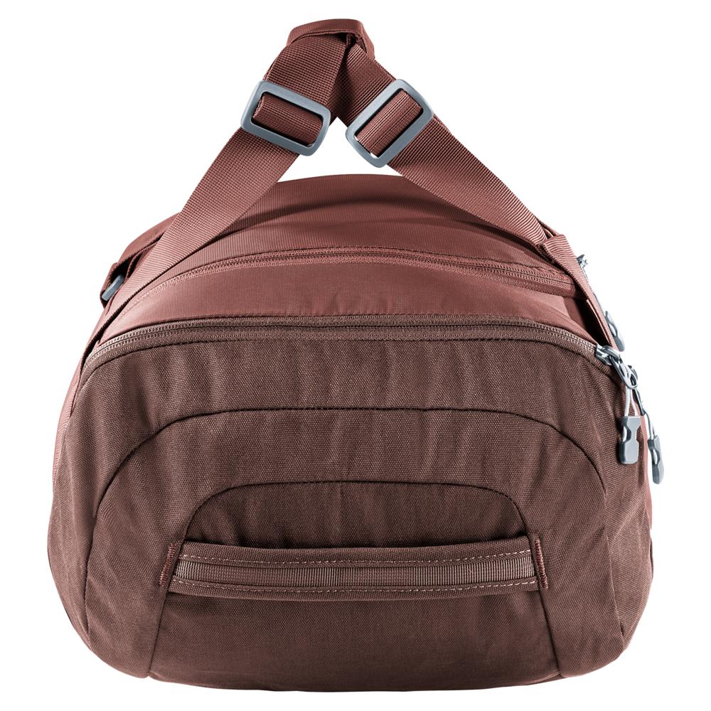 deuter Duffel 35, Reisetasche, caspia-raisin (rot), 35L, Duffelbag mit Seitentasche, Netzinnentasche