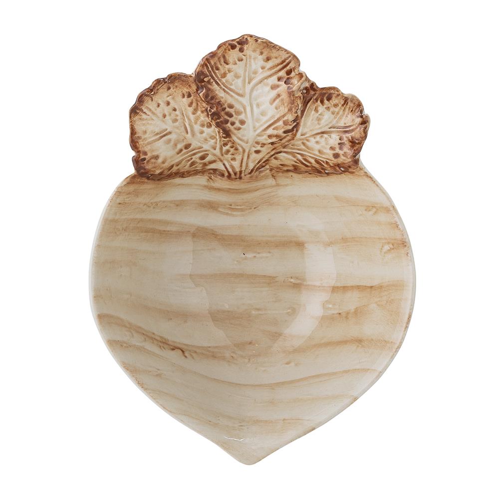 Bloomingville Mimosa Rübe Schale Braun Steingut Gemüseschale Dekoschale dänisches Design