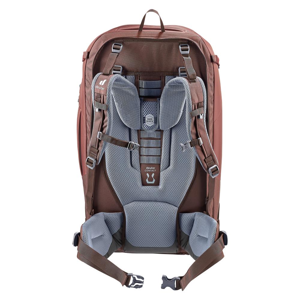deuter Access Pro 60 SL, Reiserucksack, caspia-raisin (braun), 60L, für kürzere Rücken