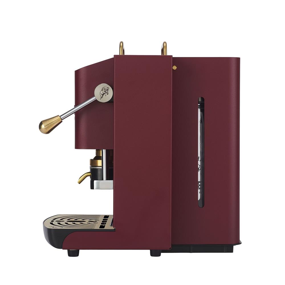 Faber Pro Deluxe 3.0 Cherry Red Messing ESE Pad Kaffeemaschine 44 mm