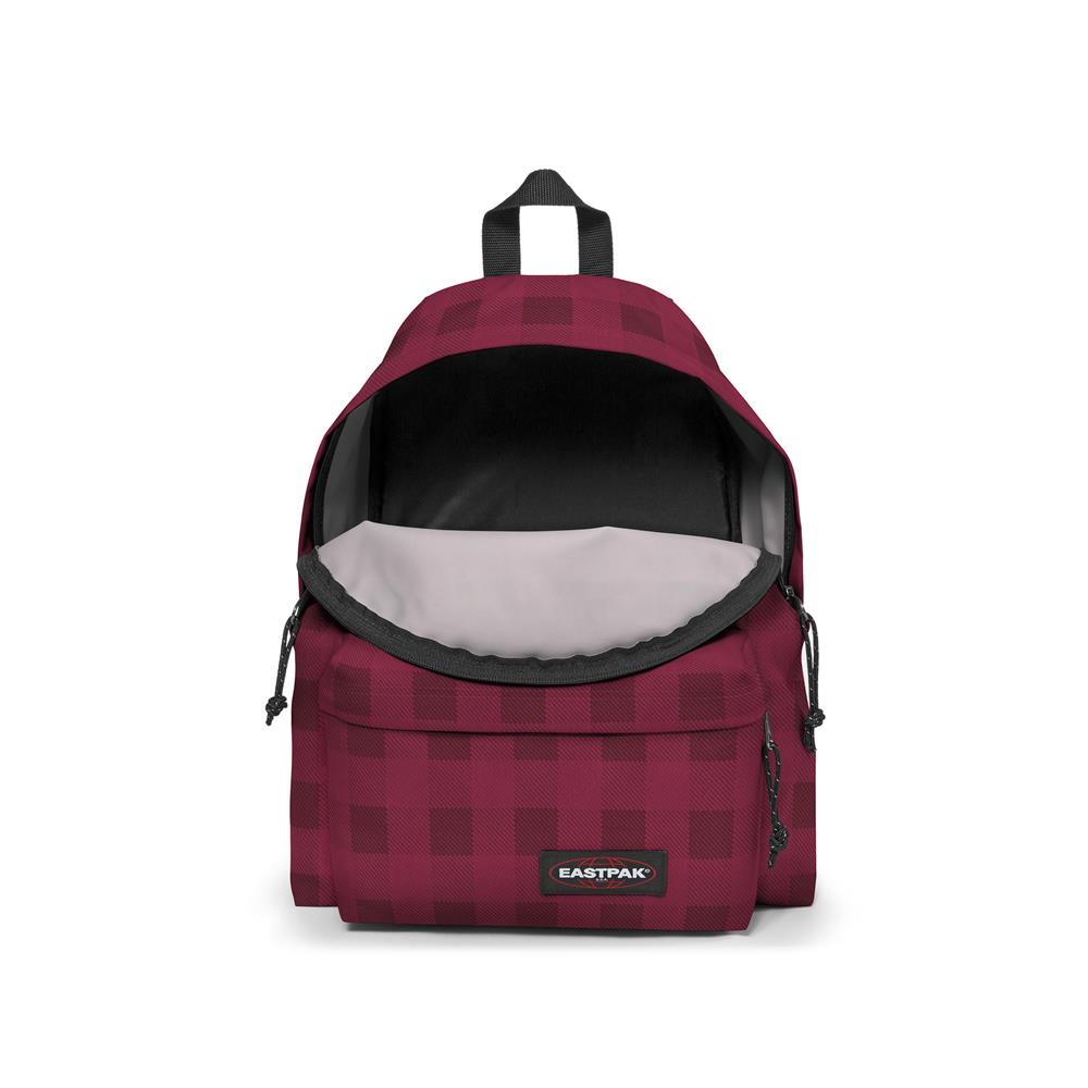 Eastpak PADDED PAK'R, Rucksack, Checker Burgundy (rot), 24L, Laptopfach und Gepolstertes Rückenteil