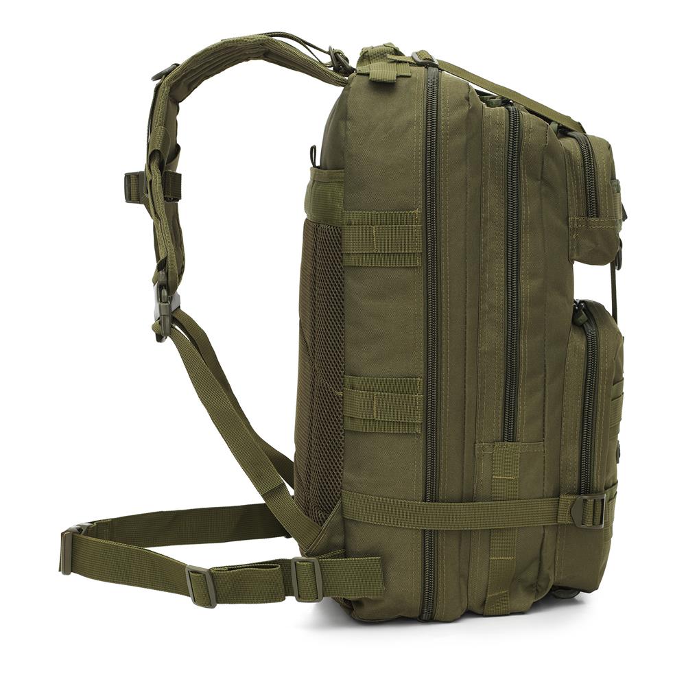 NILS CAMP Militärrucksack Ranger 45L Grün - Outdoor Trekking Rucksack Camping Survival