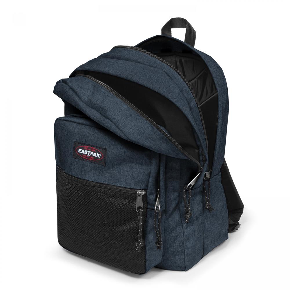 Eastpak PINNACLE, Großer Rucksack, Triple Denim (blau), 38L