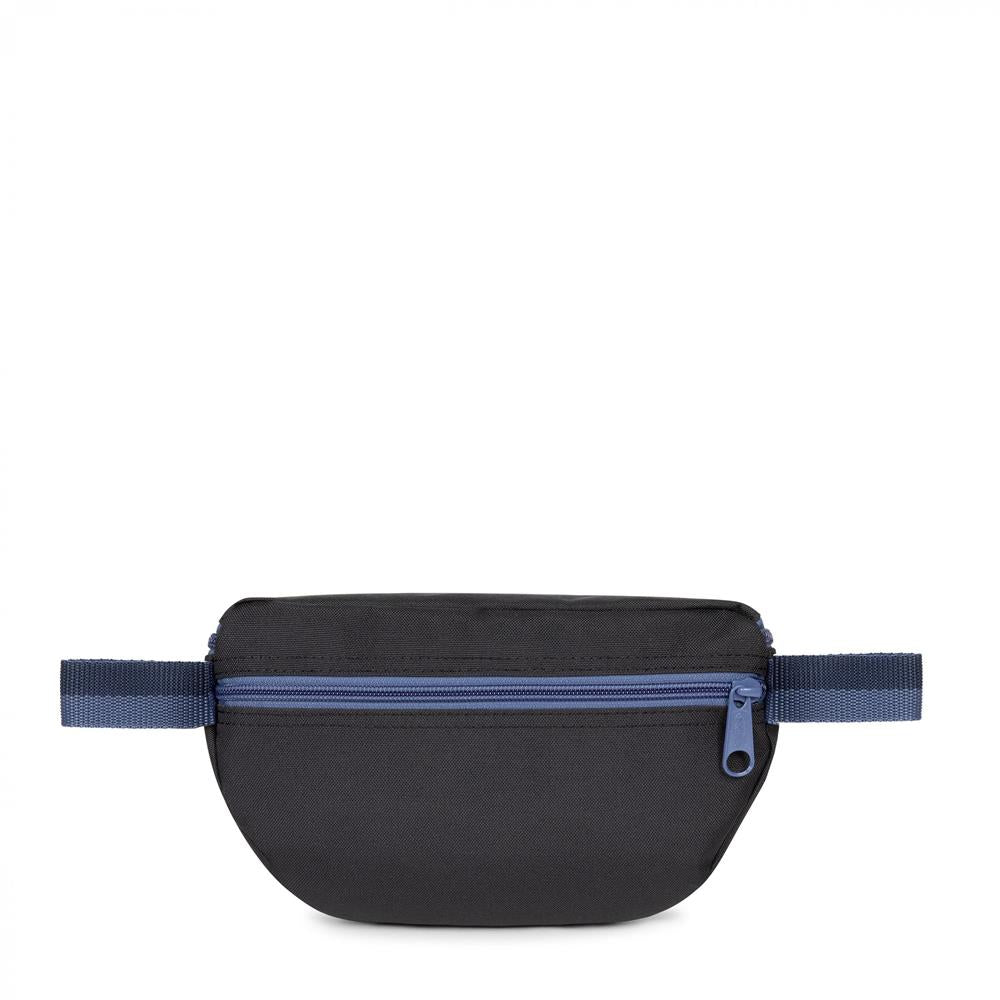 Eastpak SPRINGER, Kleine Umhängetasche, Kontrast Prep Black (blau) , 2L, Bauchtasche