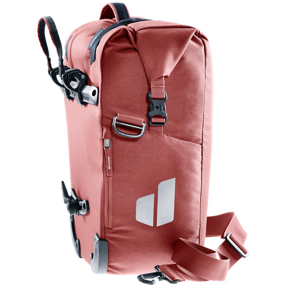 deuter Valbona 20+5, Fahrradtasche, redwood (rot), 25L, Hinterradtasche